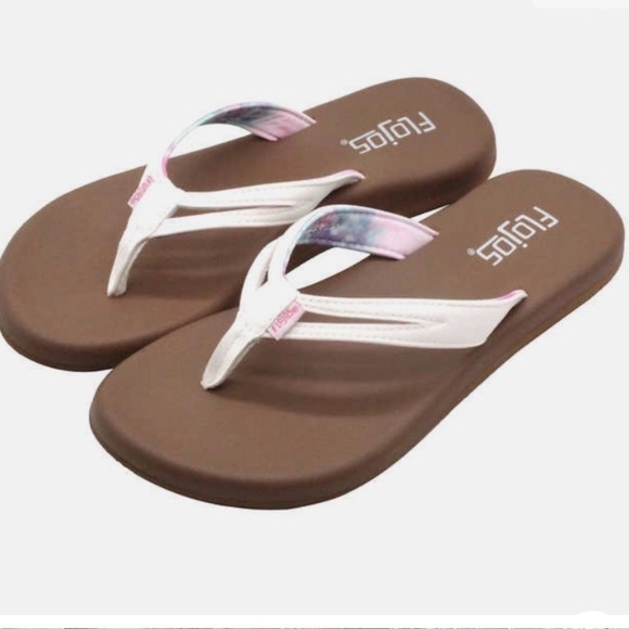 Flojo Margo Flip Flop Sandals 7 - Picture 1 of 4